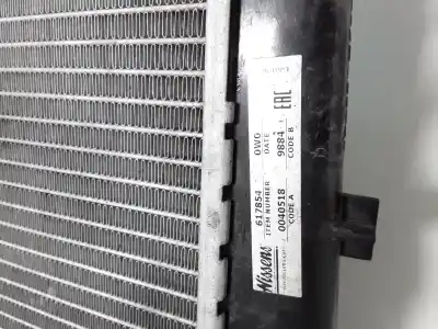 Peça sobressalente para automóvel em segunda mão radiador de água por fiat doblo active referências oem iam 617854  