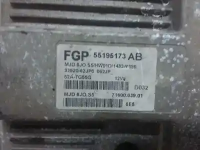 Pezzo di ricambio per auto di seconda mano Centralina Motore per SUZUKI SWIFT BERLINA (MZ) GL (5-ptas) Riferimenti OEM IAM 55195173AB  