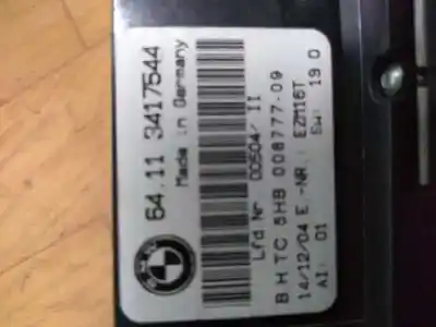 Peça sobressalente para automóvel em segunda mão Comando De Sofagem (chauffage / Ar Condicionado) por BMW X3 (E83) 3.0d Referências OEM IAM 64113417544  
