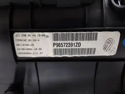 Second-hand car spare part multifunction display for citroen c4 berlina collection oem iam references 96572391zd  