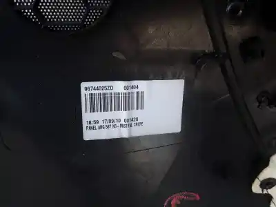 Peça sobressalente para automóvel em segunda mão forra / revestimento da porta traseira esquerda por citroen c5 berlina collection referências oem iam 96744025zd  