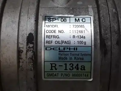 Second-hand car spare part air conditioning compressor for daewoo matiz 1.0 cat oem iam references 96666744  