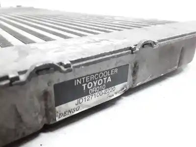 Peça sobressalente para automóvel em segunda mão intercooler por toyota corolla verso (e12) 1.8 linea sol referências oem iam jd1271002220  