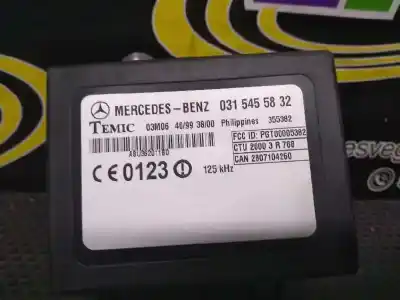 Автозапчасти б/у блок управления иммобилизатором за MERCEDES-BENZ VITO W638 COMBI 110 D Euro 2 638.174 ссылки OEM IAM 0315455832  