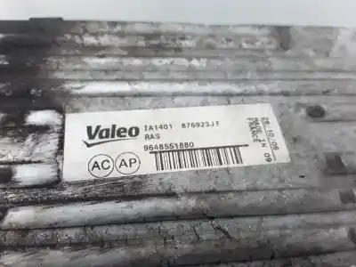 Piesă de schimb auto la mâna a doua radiator aer intercooler pentru citroen c4 berlina collection referințe oem iam 9648551880