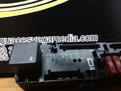 Second-hand car spare part FUSE BOX UNIT for MERCEDES-BENZ CLASE E  OEM IAM references A0005400372  
