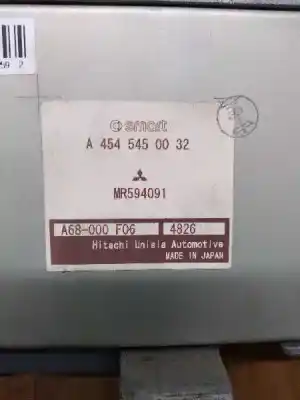 Peça sobressalente para automóvel em segunda mão Centralina De Motor Uce por SMART FORFOUR 1 SMART PASSION MANUAL Referências OEM IAM A4545450032  