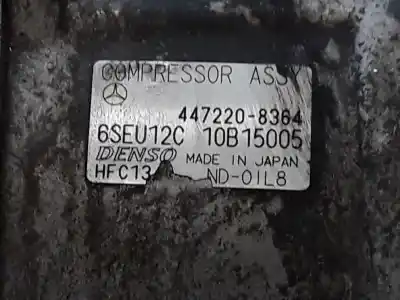 Peça sobressalente para automóvel em segunda mão compressor de ar condicionado a/a a/c por clase c clase a w168 140 168.031 referências oem iam 4472208364  