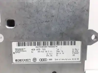 Peça sobressalente para automóvel em segunda mão Módulo Eletrônico por AUDI A6 C6 (4F2) 2.0 TDI Referências OEM IAM 4E0035729   Peça sobressalente para automóvel em segunda mão Módulo Eletrônico por AUDI A6 C6 (4F2) 2.0 TDI Referências OEM IAM 4E0035729