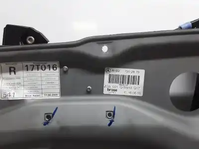 Pezzo di ricambio per auto di seconda mano alzacristalli anteriore destro per clase c clase a 2.0 cdi riferimenti oem iam a1697202879  