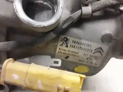 Peça sobressalente para automóvel em segunda mão compressor de ar condicionado a/a a/c por citroen celysée exclusive referências oem iam 9806599380