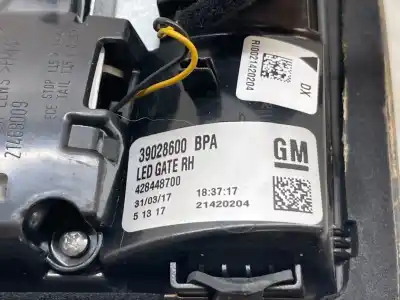 Автозапчасти б/у внутренний правый задний фонарь за corsa zafira c excellence start stop ссылки oem iam 39028600  