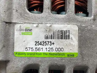 Second-hand car spare part alternator for renault vel satis (bj0) 2.2 dci turbodiesel oem iam references 575561125000  
