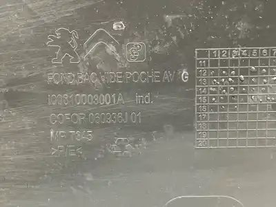 Second-hand car spare part left front door trim for citroen celysée exclusive oem iam references 9675410577  