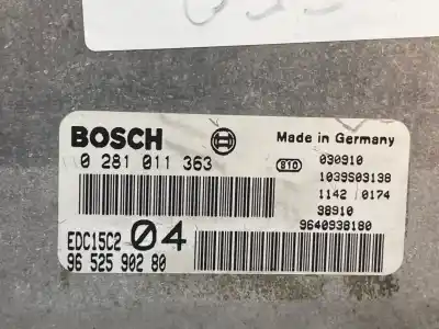 Second-hand car spare part ecu engine control for citroen c8 2.2 hdi 16v premier ii oem iam references 0281011363  