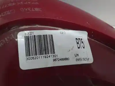 Second-hand car spare part rear left fog light for citroen ds4 (nx_) 1.6 thp 155 oem iam references 9672489880  