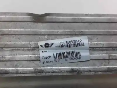 Pezzo di ricambio per auto di seconda mano intercooler per bmw mini (r56) one d riferimenti oem iam 1751850690402  