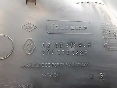 Peça sobressalente para automóvel em segunda mão forra / revestimento da porta dianteira direita por renault kangoo profesional referências oem iam 8200618589  