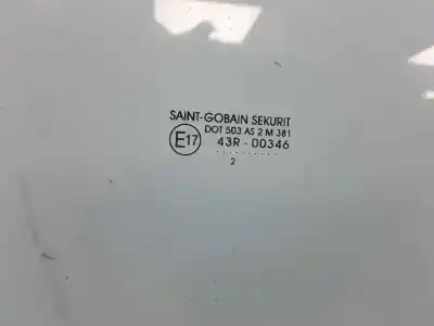Second-hand car spare part front right glass window for renault scenic iii (jz) 1.5 dynamique oem iam references e1743r00346