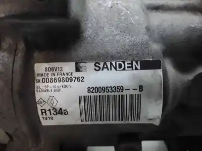 Second-hand car spare part air conditioning compressor for renault kangoo expression profesional oem iam references 8200953359  