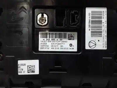 Second-hand car spare part multifunction display for citroen c3 picasso live edition oem iam references 982429858000  