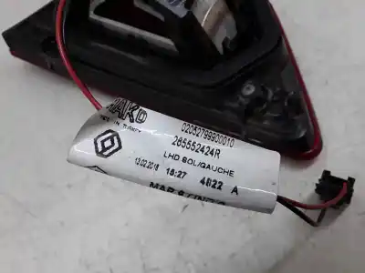 Автозапчастина б/у внутрішній лівий задній ліхар для renault clio iv business посилання на oem iam 265552424r  