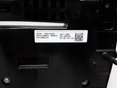 Автозапчасти б/у климат-контроль за citroen ds4 (nx_) 2.0 hdi 165 ссылки oem iam 9666027877