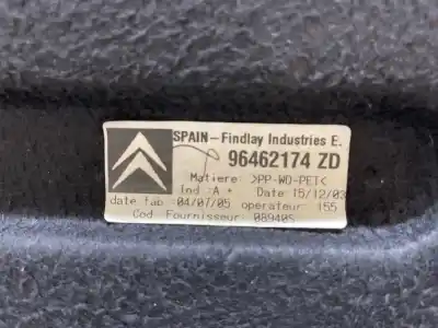 Second-hand car spare part parcel shelf for citroen c4 berlina premier oem iam references 96462174  
