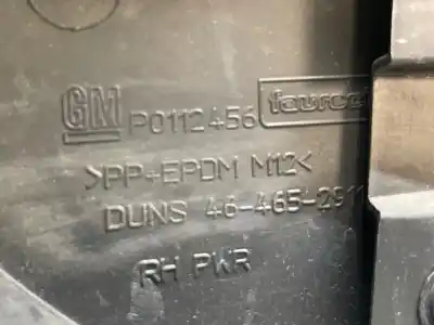 Peça sobressalente para automóvel em segunda mão forra / revestimento da porta dianteira direita por opel zafira b d selective referências oem iam p0112456  