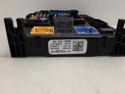 Second-hand car spare part fuse box unit for citroen c3 picasso live edition oem iam references 981985128001  