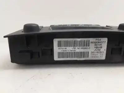 Peça sobressalente para automóvel em segunda mão comando de sofagem (chauffage / ar condicionado) por citroen c4 sedan collection referências oem iam 9658084577  