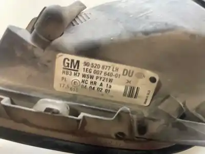 Second-hand car spare part left headlight for opel astra 1.6 g oem iam references 90520877lh  