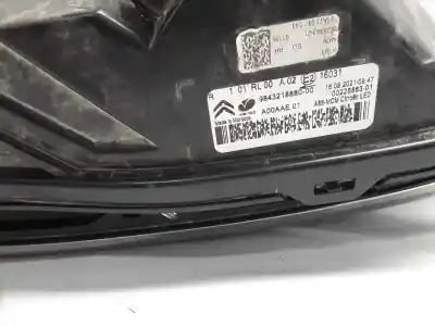 Peça sobressalente para automóvel em segunda mão farol / farolim direito por citroen c3 aircross feel referências oem iam 101rl00a2  