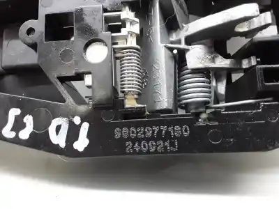 Peça sobressalente para automóvel em segunda mão suporte maçaneta externa traseira direita por citroen c3 aircross feel referências oem iam 9802977180