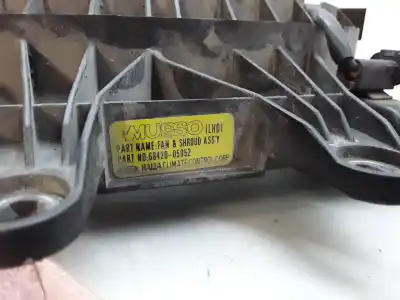 Автозапчастина б/у електро вентилятор для ssangyong musso 2.9 d посилання на oem iam 6842005052  