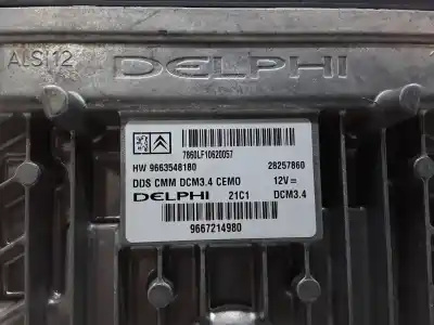 Second-hand car spare part ecu engine control for citroen c5 berlina seduction oem iam references 9663548180  