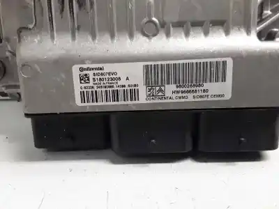 Second-hand car spare part ecu engine control for citroen c4 lim. (08.2010->) oem iam references 9800268980  