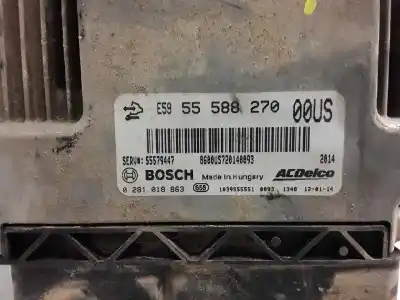 Second-hand car spare part ecu engine control for opel corsa d corsa d oem iam references 55588270  