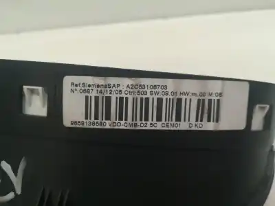 Peça sobressalente para automóvel em segunda mão quadrante por peugeot 407 sport referências oem iam a2c53106703  