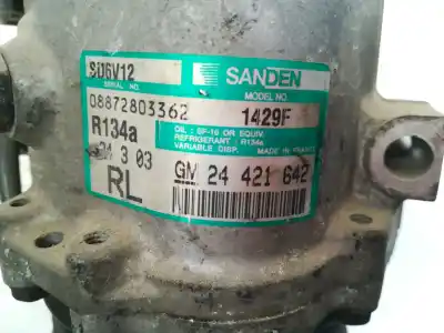 Автозапчастина б/у компресор кондиционера для opel corsa c furgoneta/hatchback (x01) 1.7 dti 16v (f08, w5l) посилання на oem iam 24421642  