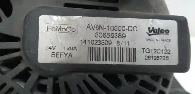 Автозапчастина б/у генератор для ford transit connect (chc) kasten lang 75 cv / 55 kw посилання на oem iam av6n10300dc  