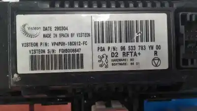 Peça sobressalente para automóvel em segunda mão comando de sofagem (chauffage / ar condicionado) por peugeot 407 407 (2004 - 2011) referências oem iam   