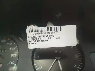 Peça sobressalente para automóvel em segunda mão quadrante por citroen ax (za-_) 10 referências oem iam 09022509901  