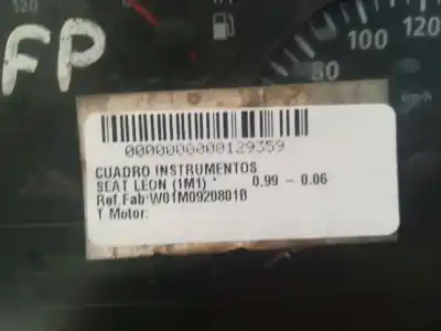 Peça sobressalente para automóvel em segunda mão quadrante por seat leon (1m1) * referências oem iam w01m0920801b  