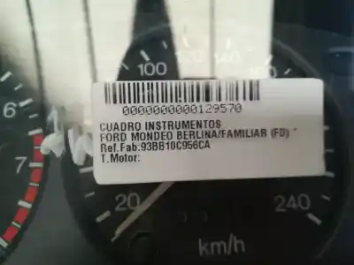 Peça sobressalente para automóvel em segunda mão quadrante por ford mondeo berlina/familiar (fd) clx berlina referências oem iam 93bb10c956ca  