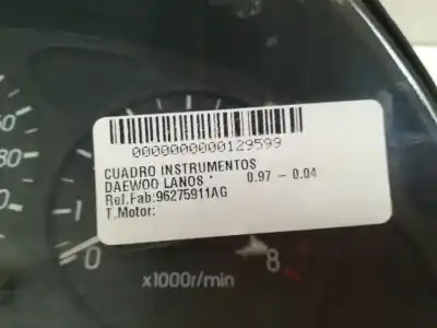 Peça sobressalente para automóvel em segunda mão quadrante por daewoo lanos lanos referências oem iam 96275911ag  