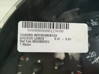 Pezzo di ricambio per auto di seconda mano pannello degli strumenti per daewoo lanos lanos riferimenti oem iam 96349094eg  