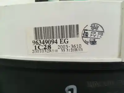 Pezzo di ricambio per auto di seconda mano pannello degli strumenti per daewoo lanos lanos riferimenti oem iam 96349094eg  