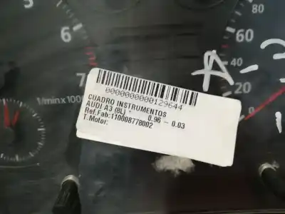 Peça sobressalente para automóvel em segunda mão quadrante por audi a3 (8l) 8l referências oem iam 110008778002  