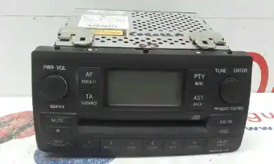 Pezzo di ricambio per auto di seconda mano IMPIANTO AUDIO / RADIO CD per TOYOTA COROLLA (E12)  Riferimenti OEM IAM   